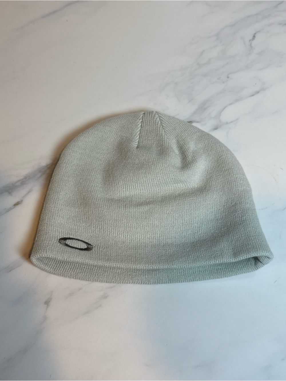 Oakley light grey beanie
